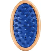 Artero Laika Rubber Brush Blauw - Hondenborstel voor Lange Vacht & Onderwol