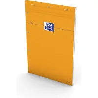Oxford Notizblock, 210 x 315, kariert - mit Rand, 80 Blatt