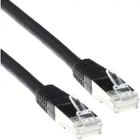 ACT FB9925 LSZH SFTP CAT6 Patchkabel Zwart - 25 meter