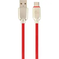 Gembird Cablexpert CC-USB2R-AMCM-2M-R USB Kabel USB 2.0 USB A USB C Rot