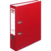 Herlitz maX,file protect Breed Ordner A4 80 mm Rood 2 Ringen 5480306 Kunststof Reliëf Staand
