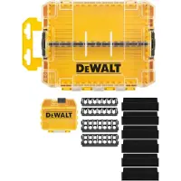 DeWalt Tough Case+ - Gereedschapskoffer - Middelgroot - Transparant Deksel - Robuust