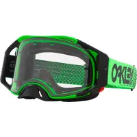Oakley Airbrake MX Moto Green / Clear Goggle / Ref: OO7046-D9