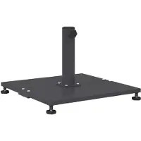 vidaXL Parasolvoet Donkergrijs 45 x 45 x 31 cm