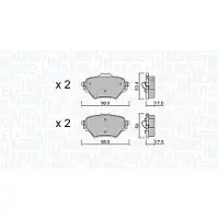 MAGNETI MARELLI 363916060881 Remblokken