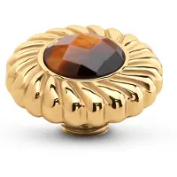 Melano Vivid Baroque Gem Steentje Red Tigereye | Goud