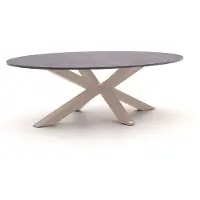 Bellagio + 15% kassakorting | Induno Ellips low dining tuintafel 240x120cm