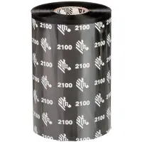 Zebra 2100 wax ribbon (02100BK11045) 110 mm x 450 m (12 ribbons)