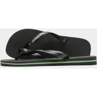 Havaianas Brazil Logo Flip Flops, zwart