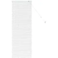 vidaXL Venetiaanse jaloezie Wit 130 x 45 cm 25 mm Aluminium