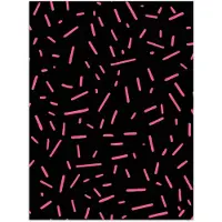 PosterMonkey Poster 120x160 cm - Gaming - Streepjes - Roze - Abstract - Posters - Kamer decoratie - Wanddecoratie woonkamer - Muurdecoratie slaapkamer XXL