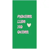 PosterMonkey Poster 20x40 cm - Tekst - Hartje - Moeder - Groen - Posters - Kamer decoratie - Wanddecoratie woonkamer - Muurdecoratie slaapkamer