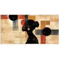 PosterMonkey Poster 160x80 cm - Zijaanzicht - Vrouw - Vormen - Posters - Kamer decoratie - Wanddecoratie woonkamer - Muurdecoratie slaapkamer
