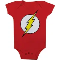 The Flash FLASH - Baby Body Logo - Red (12 Month)