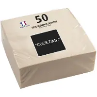 PROnappe cocktailservetten, 200 x 200 mm, chocoladebruin