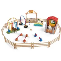 Schleich Farm World Behendigheid bij de stal
