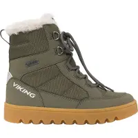Viking - Kid's Fleek Warm GTX Zip - Winterschoenen 34, olijfgroen
