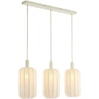 Light & Living 3l Eettafel Hanglamp Tufia Linnen Creme