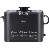 Jata FR5600, Friteuse, 1,3 liter, enkelvoudige afbeelding, zwart, met draaiknop, vrijstaand