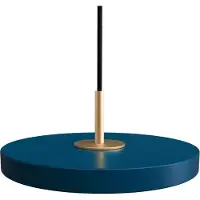 UMAGE Asteria Micro Hanglamp Petrol Blue | Brass