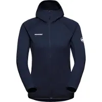 Mammut - Women's Aconcagua Midlayer Hooded Jacket - Fleecevest L, blauw