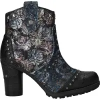 Mustang Boots 'Enkellaarsjes Hak' zwart