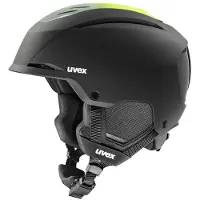 Uvex Resolution, skihelm, zwart/groen