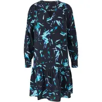Comma Jurk turquoise / lichtblauw / donkerblauw / zwart