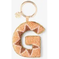 Sissy-Boy Lichtoranje bag charm letter G