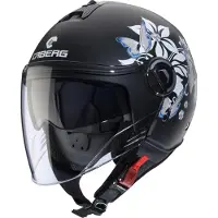 Caberg CabergRivieraV4XMiaMatZwartGrijsWitJethelm Maat S