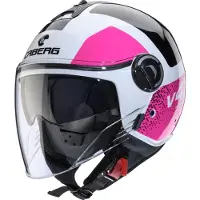 Caberg Riviera V4X Alpha Jethelm Wit/Zwart/Pink XS unisex