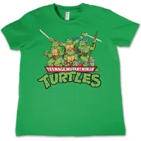 Teenage Mutant Ninja Turtles Teeange Mutant Ninja Turtles Distressed Group kinder-T-shirt, groen