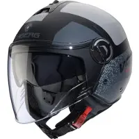 Caberg Riviera V4 X Alpha Mat Zwart Grijs Jethelm Maat L