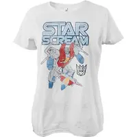 Transformers Stars-crème Washed Girly Tee dames-T-shirt White