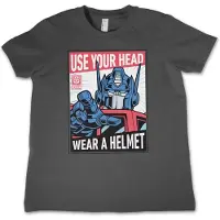 Transformers Kinder-T-shirt ‘Use Your Head ’ ‘Wear A Hel’met Kinder-T-shirt HSB-12-TF1204-DTF558
