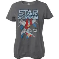 Transformers Starscream Washed Girly Tee Damen T-Shirt Darkgrey-S