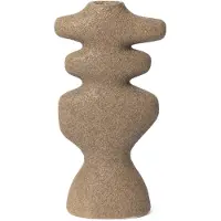 Ferm Living Yara Kandelaar Large | Dark Sand