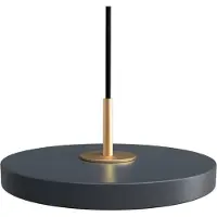 UMAGE Asteria Micro Hanglamp Anthracite Grey | Brass