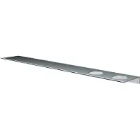 Hotbath &More Planchet 80 cm inclusief bevestigings rails met 2 uitsparingen voor een zeepdispenser of beker RVS 316