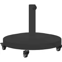 vidaXL Parasolstandaard, 24,45 kg, zwart, rond, verstelbaar