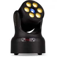 Beamz NOVA68G-BK wash moving head met gobo's - Met 6x 8W LED's + 30W