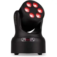 Beamz NOVA68-BK wash moving head - Compacte moving head met 6x 8W RGBW