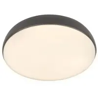 Briloner Nikan - LED Plafondlamp – dimbaar met afstandsbediening – CCT – geheugenfunctie – antraciet – Ø35cm