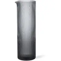 Ferm Living Waterkan Ripple Smoked Grey 1,1 L