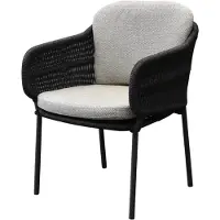 AVH-Collectie Andalucia dining tuinstoel rope antraciet