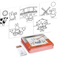 Nijntje 10 Kleurkaarten in cadeaublik Hobbypakket