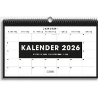 De Hobbit A3 Maandkalender 2026 Zwart