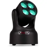 Beamz NOVA420-BK wash moving head - Met 4x 20W RGBW LED's - Zwart
