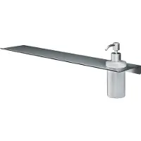 Hotbath &More zeepdispenser glas voor planchet RVS