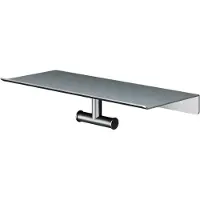 Hotbath &More dubbele handdoek haak voor planchet RVS